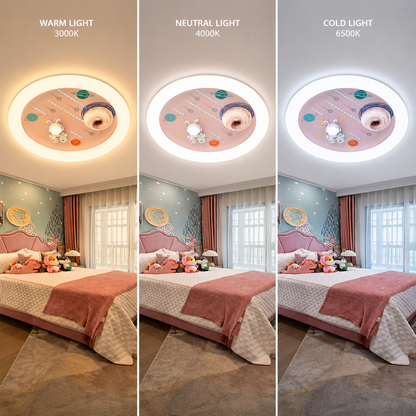 Żyrandol LED CONSTELATION 49W, średnica 49cm, światło zimne/ciepłe/neutralne, biały niebieski