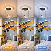 Podwieszany żyrandol LED AVION 148W, światło zimne/ciepłe/neutralne, kolor srebrny