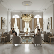 Żyrandol Kryształowy AURUM Magno 12xE14, Średnica 60 cm, Wysokość 40 cm, Błyszczące Złoto, Regulowana Wysokość, Elegancki Design Kryształowy Żyrandol Domyślny Tytuł Alessandro Design