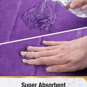 Zestaw 3 mat do kąpieli, 50x40 cm, niebieski, antypoślizgowy