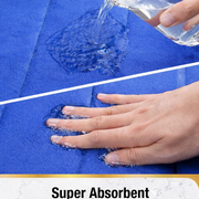 Zestaw 3 mat do kąpieli, 50x40 cm, niebieski, antypoślizgowy