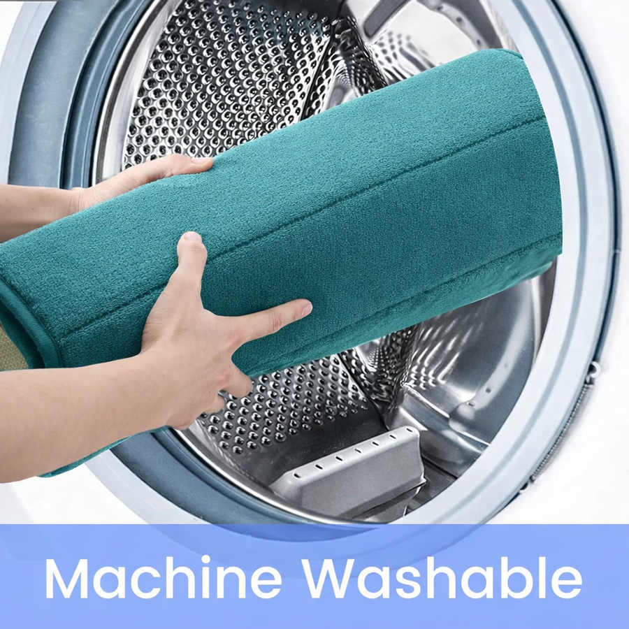 Zestaw 3 mat do kąpieli, 50x40 cm, niebieski, antypoślizgowy