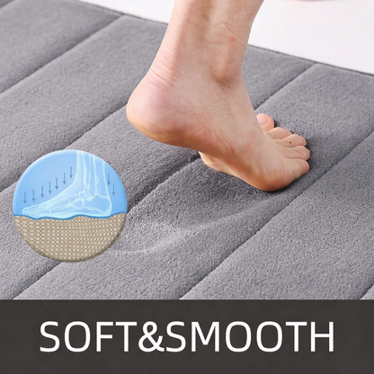 Zestaw 3 mat do kąpieli, 50x40 cm, niebieski, antypoślizgowy