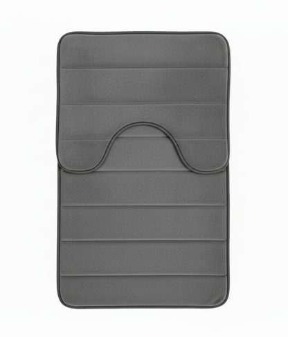 Zestaw 3 mat do kąpieli, 50x40 cm, niebieski, antypoślizgowy