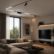 Proiector LED Magnetic CHIRCHIQ, Rotativ, Ø4.5cm, 10W, Lumina Neutra, Negru