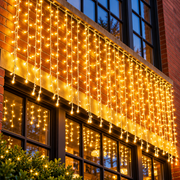 Kurtyna świetlna LED Instalacja świąteczna, ciepłe światło, 300 x 100 cm, 120 diod LED
