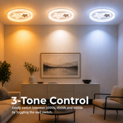 Żyrandol LED SKYForma Nexen, 61W, światło zimne/ciepłe/neutralne, czarny