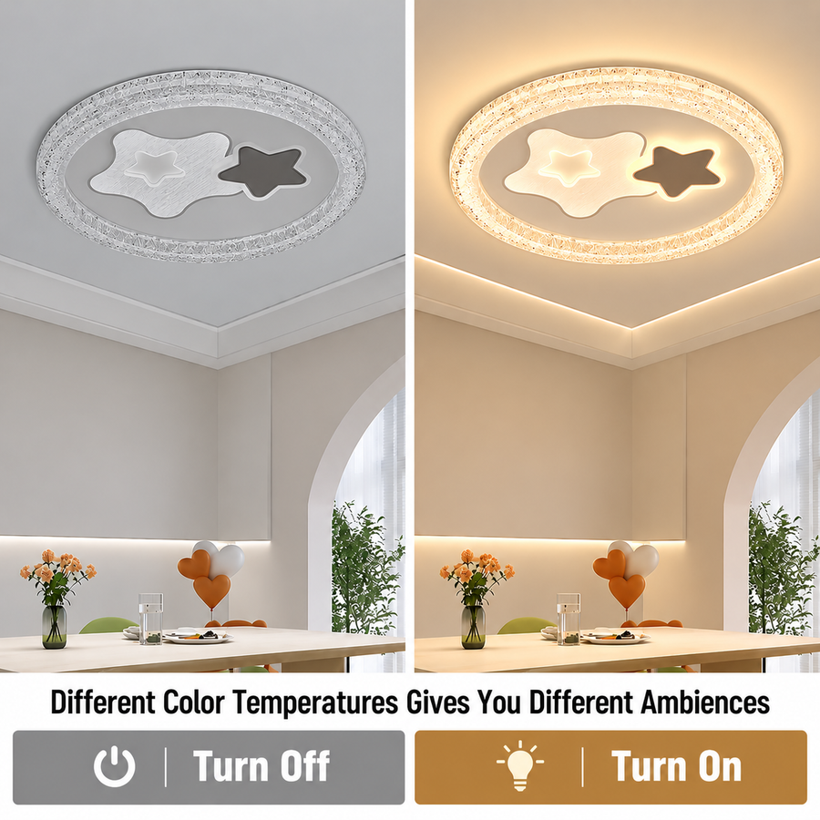 Żyrandol LED SKYForma Nexen, 61W, światło zimne/ciepłe/neutralne, czarny