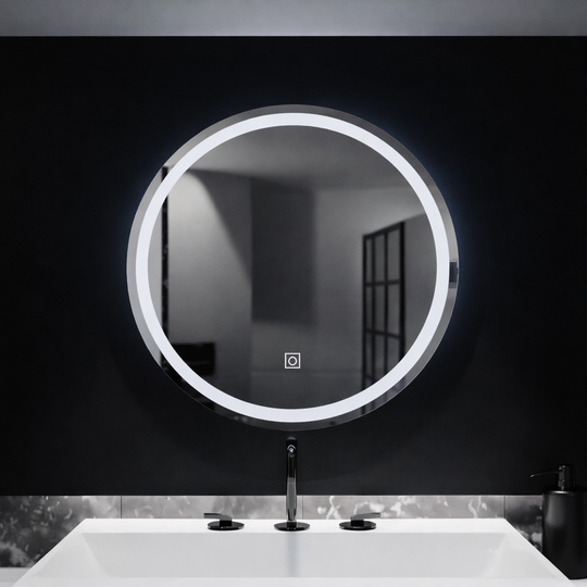 Okrągłe lustro LED, 50 cm, podstawowe lusterka dotykowe Korman C Domyślny tytuł Alessandro Design