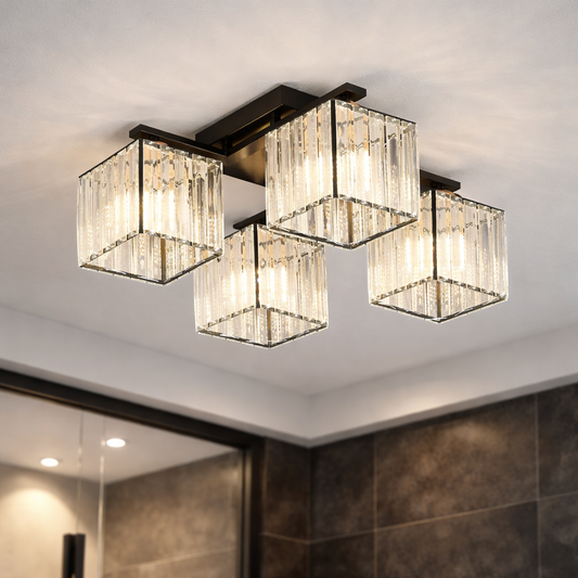 Żyrandol Gruziński 1x E27 Czarny