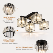 Żyrandol Gruziński 1x E27 Czarny