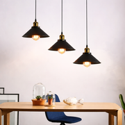 Wiszący Żyrandol, LV210/3L, 3*E27, Brązowy, Metal i Drut, Regulowana Wysokość