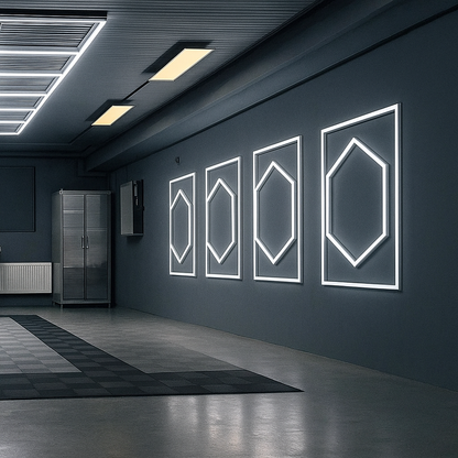 Sześciokątne diody LED w kształcie plastra miodu 1050 mm X 1200 mm