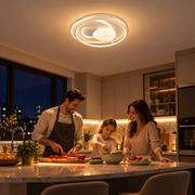 Żyrandol LED ASTERA z pilotem, owalny kształt, 85 W, światło zimne/ciepłe/neutralne, możliwość przyciemniania, biały
