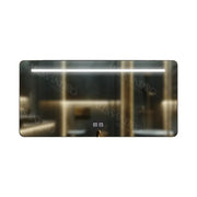 Lustro LED Estassia Touch, System Defog, 110x65 cm, kolekcja Marcello Funghi