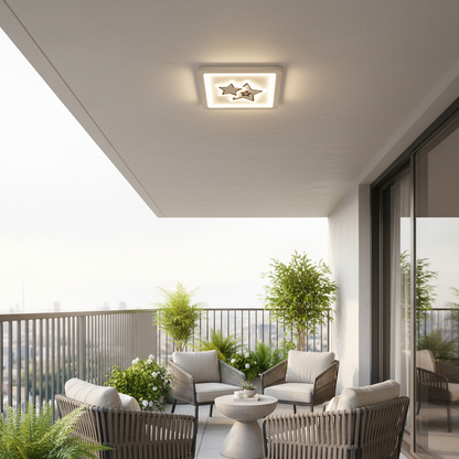 Żyrandol LED KATHLEEN RGB 15W, Światło ciepłe/neutralne, Biały