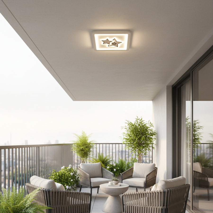 Żyrandol LED KATHLEEN RGB 15W, Światło ciepłe/neutralne, Biały