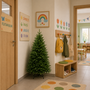 Decorațiune Brad Artificial EIS, 150 cm, 356 vârfuri, Plastic, Verde