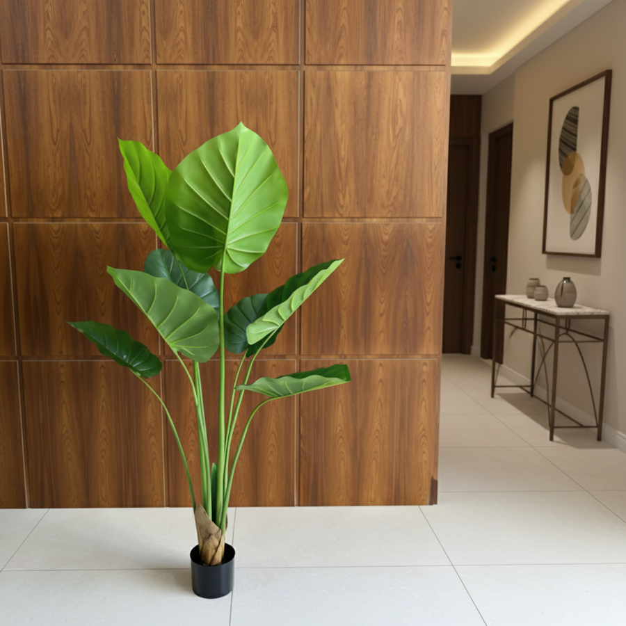 Decorațiune Epipremnum Aureum, 130 cm, 9 frunze, Verde