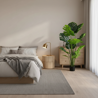 Plantă Artificială Tip Monstera Deliciosa, Cu Frunze Bogate, 160 cm, Verde