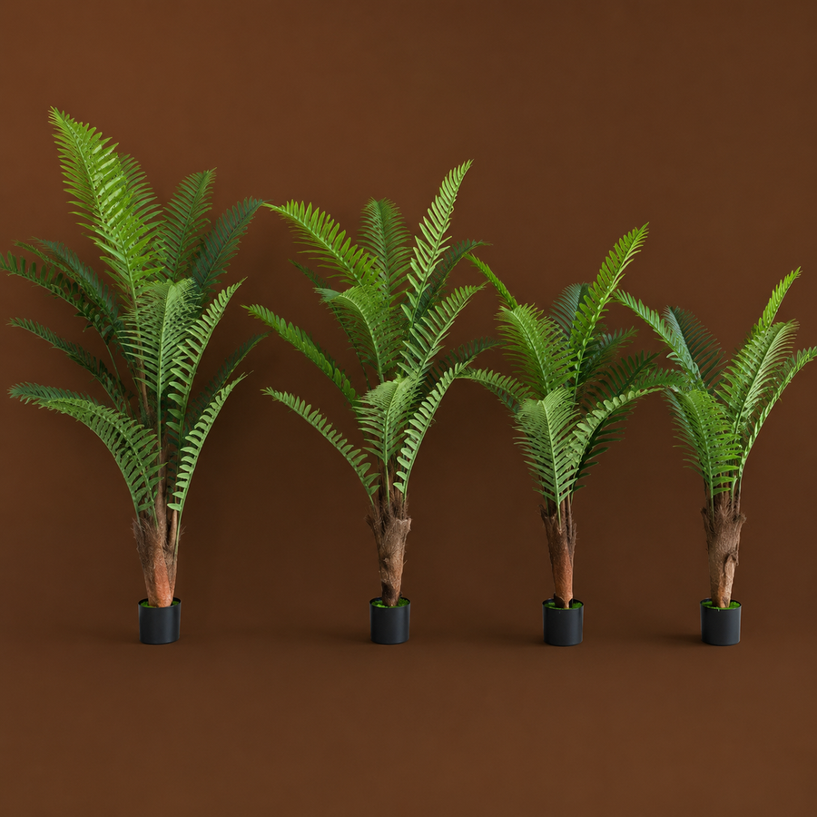 Decorațiune Roystonea Regia, 220 cm, 18 frunze, Verde