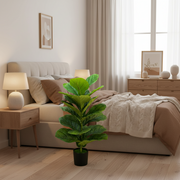 Decorațiune Smochin, Plastic, 70 cm, Verde