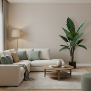 Decorațiune Strelitzia, 3 trunchiuri, Plastic, 160 cm, Verde