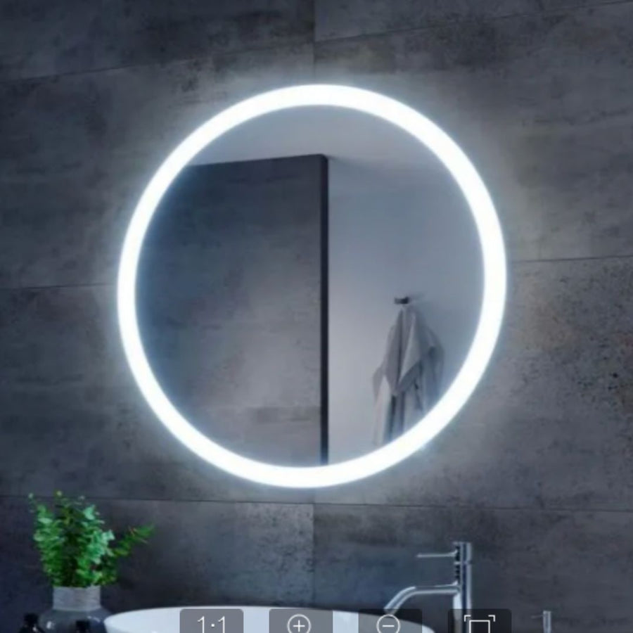 Okrągłe lusterko LED 70 cm Noxia Touch System nieznany Wyłączanie