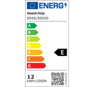 Okrągłe lusterko LED, 50 cm, dotyk glanz, system wyłączania, stokrotka