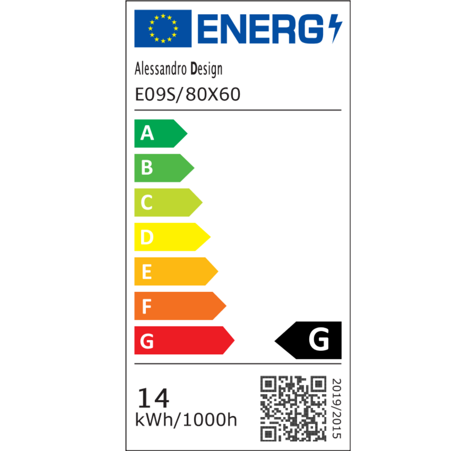 Lustro prostokątne LED, 80x60cm, RADIANTE Touch, system odmgławiania, możliwość ściemniania