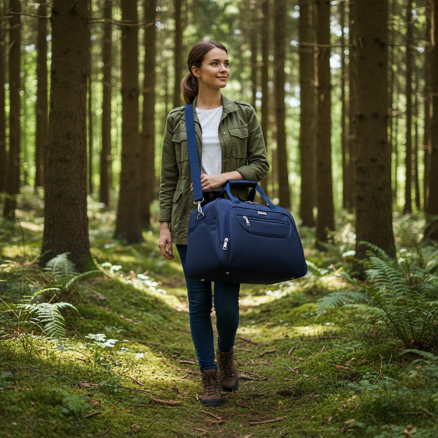 AKTAU Travel Bag, 45x20x30 cm, Oxford, Blue
