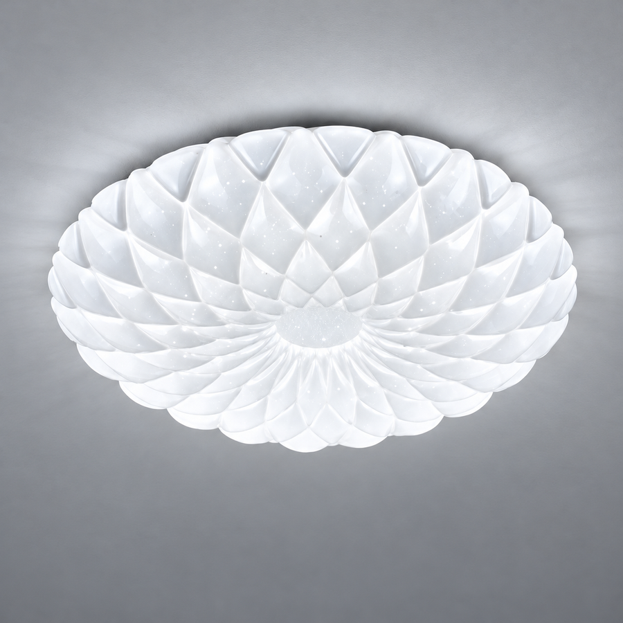 Lampa sufitowa PL154 LED 35 cm, 31W, 3000K/4000K/6000K, Biała, Metal i Akryl
