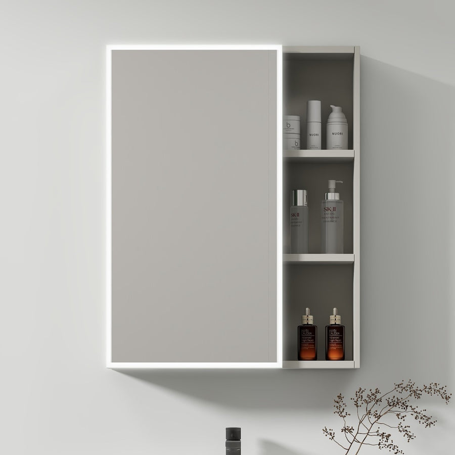 Ingrid Szafa Z Lustrem LED DBP123 80x70 Biała