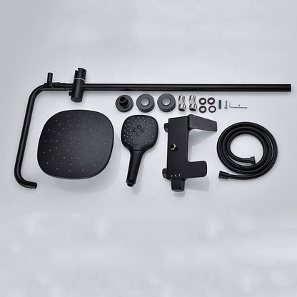 Kolumna prysznicowa, mosiądz sanitarny, czarny, 9960H