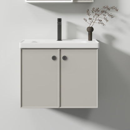 Ingrid Szafa Z Lustrem LED DBP123 80x70 Biała