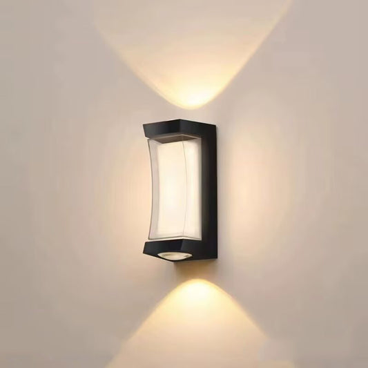 Lampa ścienna zewnętrzna LED Kennedy 12W czarno-biała