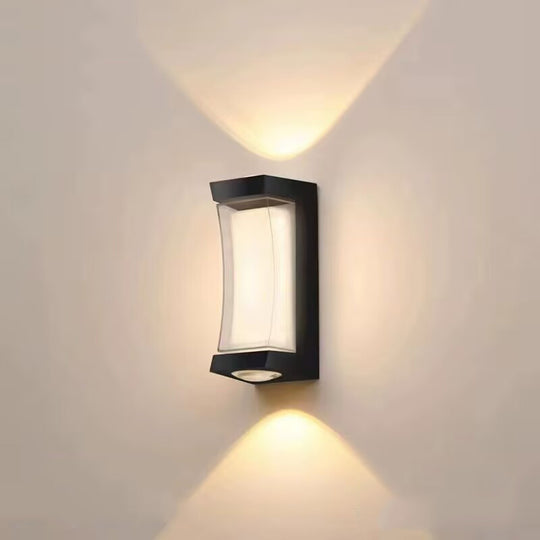 Kinkiet zewnętrzny LED AX150BK 7W Czarny Kinkiety zewnętrzne Nazwa domyślna Alessandro Design