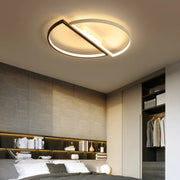 Żyrandol LED z pilotem VECTOR ARCUS 20W, 2 elementy, światło zimne/ciepłe/neutralne, ściemnialny, czarno-biały