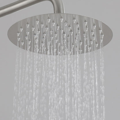 Kolumna prysznicowa, stal nierdzewna SUS304, wykończenie satynowe, LY003