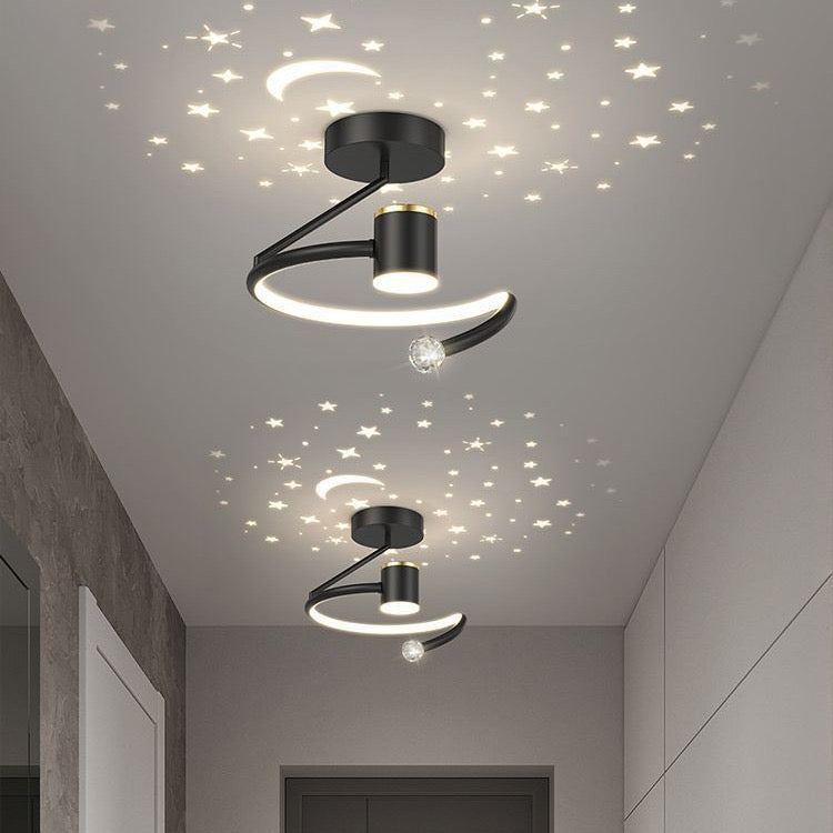Żyrandol LED Dolia 70W Biały Średnica 49cm