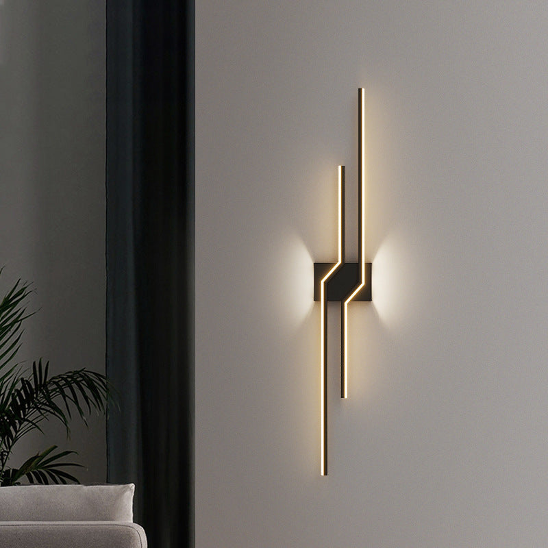 Elliana LED Kinkiet 18W Czarny Biały 