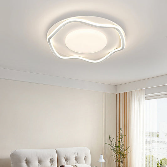 LED pożądania z nowoczesnym pilotem Silva, 106W, 2 kół, zimno/gorące/neutralne światło, niestabilne, białe