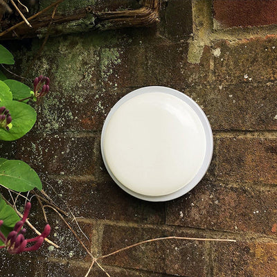 Kinkiet zewnętrzny LED AX310/162WH, 12W, światło zimne 3000K, średnica 16cm, IP65, biały