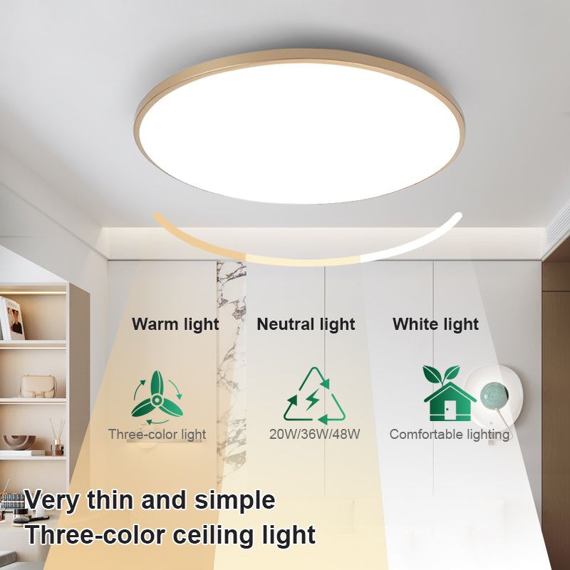 Lampa sufitowa LED SOLIS 27cm 20W Zimne światło Czarna