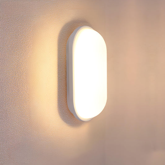 Zewnętrzny kinkiet LED, 12W, IP65, biały, ciepłe światło 3000K, metal