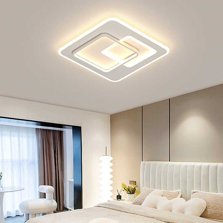LED żyrandol z pilotem NOLUX 120W, kwadratowy, zimny/gorący/neutralny światło, biały, biały