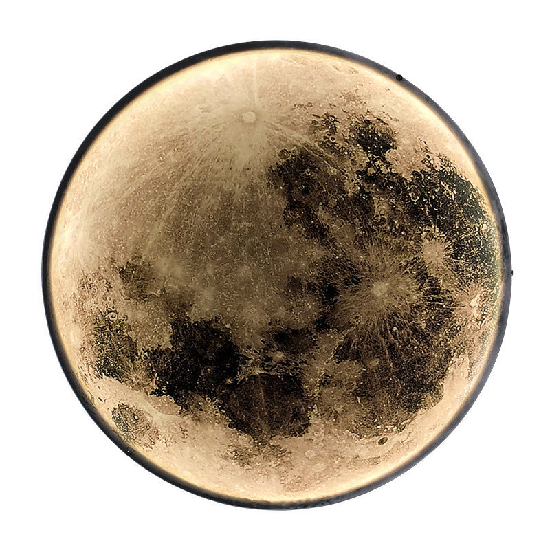 Luna Dekoracyjny kinkiet LED 83W Średnica 120CM Zimne/Neutralne/Ciepłe Światło Czarny