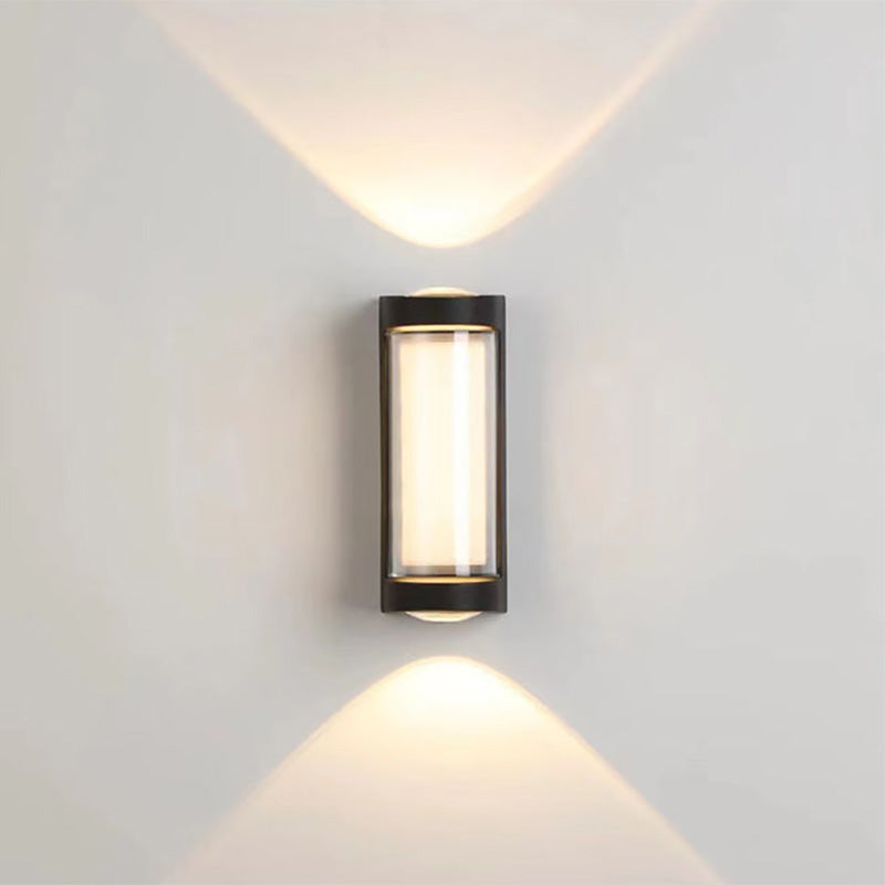 Lampa ścienna zewnętrzna LED Kennedy 12W czarno-biała