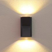 Fantas Kinkiet zewnętrzny i wewnętrzny LED, 4 źródła x 1 W, IP65, metaliczny, czarny, 3000 K