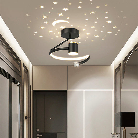 Żyrandol LED Dolia 70W Biały Średnica 49cm